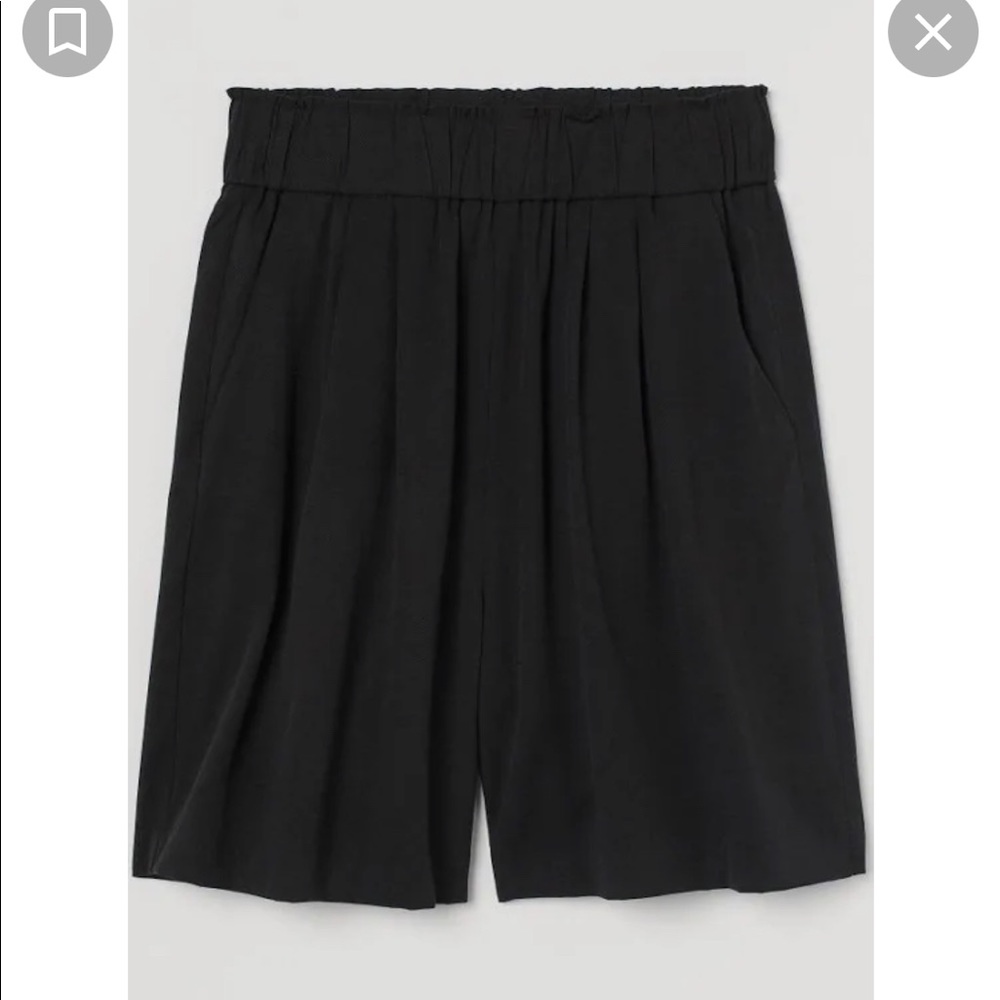 H&M Bermuda shorts black women S
